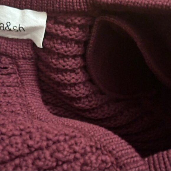 NEW Ba&sh Bash Gaspard Tweed Cardigan Jacket in Burgundy Red | size 2  / M - Picture 12 of 15